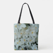 Paperwhite Narcissus Delikate Weiße Blume Tasche (Rückseite)