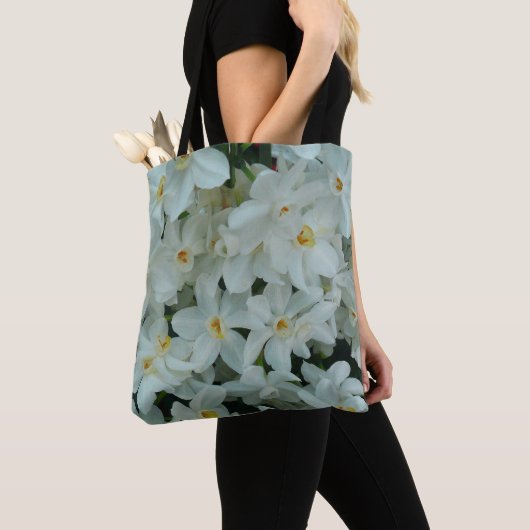 Paperwhite Narcissus Delikate Weiße Blume Tasche (Von Nahem)