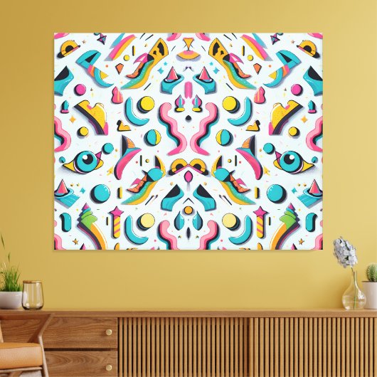 Paperwhite Party Popper - Ken Gage Art Leinwanddruck (Insitu (Wohnzimmer))