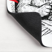 Paperwork Chaos Abominable Snowman Mousepad (Ecke)