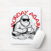 Paperwork Chaos Abominable Snowman Mousepad (Mit Mouse)