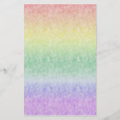 Papery Regenbogen-Briefpapier Briefpapier (Vorderseite)