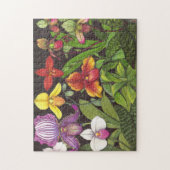 Paphiopedilum-Frauenschuh Orchideen-Puzzlespiel Puzzle (Vertikal)