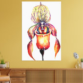 Paphiopedilum Orchid Leinwanddruck (Insitu (Wohnzimmer))