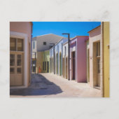 Paphos Altstadt farbenfrohe Gebäude Postkarte (Vorderseite)