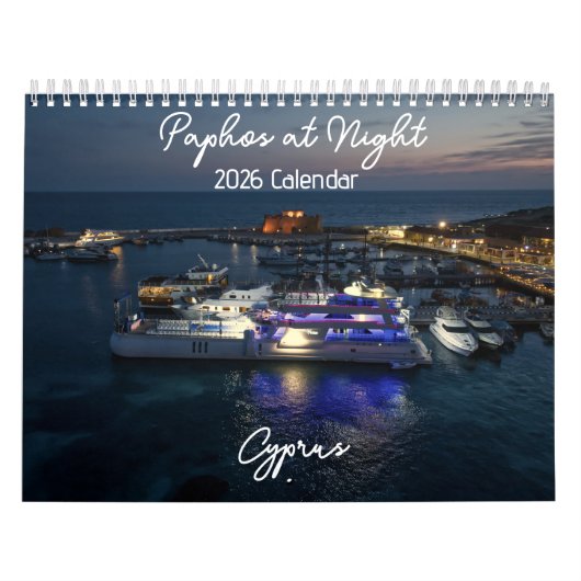 Paphos at Night 2026 Calendar by PaphosLife Kalender (Titelbild)