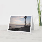 Paphos bei Nacht, zyprische Landschaft Karte (Vorderseite)