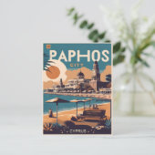 Paphos City, Zypern - Souvenir Postkarte (Stehend Vorderseite)