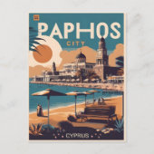 Paphos City, Zypern - Souvenir Postkarte (Vorderseite)