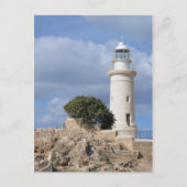 Paphos Cyprus Lighthouse Postcard Postkarte (Vorderseite)