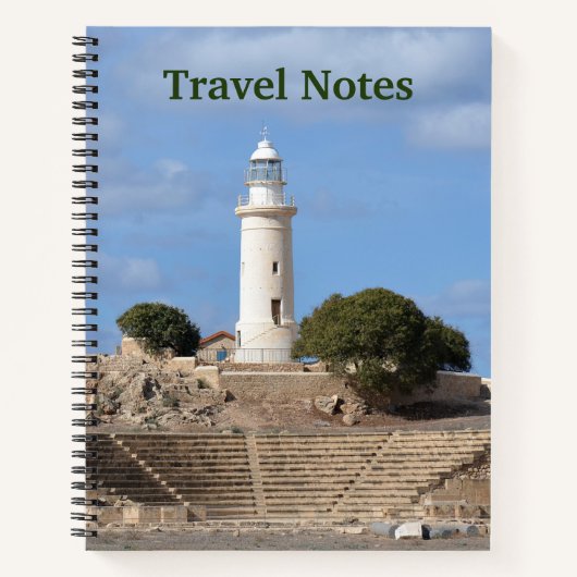 Paphos Cyprus Travel Journal-Notebook Notizblock (Vorderseite)