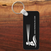 Paphos Life Leuchtturm-Logo Schlüsselanhänger (Vorderseite)