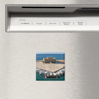 Paphos Life Logo auf Schloss Magnet
