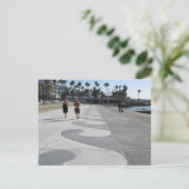 Paphos-Meereswellen-Muster, Zypern Postkarte (Stehend Vorderseite)