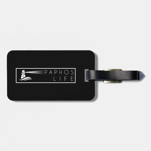 Paphos Sea Front Gepäckanhänger (Rückseite horizontal)
