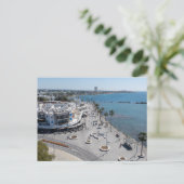 Paphos Seafront-Ansicht Postkarte (Stehend Vorderseite)