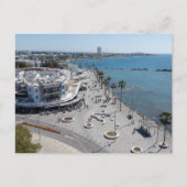Paphos Seafront-Ansicht Postkarte (Vorderseite)