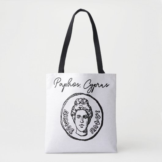 Paphos, Zypern-Logo Tasche (Vorderseite)
