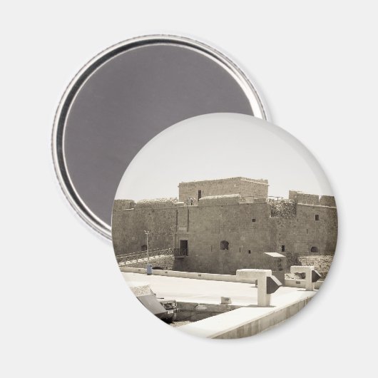 Paphoschloss Magnet (Vorderseite/Rückseite)