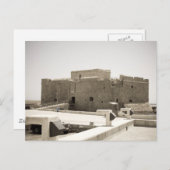 Paphoschloss Postkarte (Vorne/Hinten)