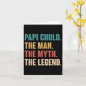 Papi Chulo der Mann, der Mythos das legendäre Gesc Karte (Gelbe Blume)