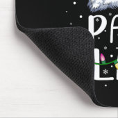 Papi Claus Xmas Weihnachtsmannmütze Matching Famil Mousepad (Ecke)