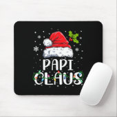Papi Claus Xmas Weihnachtsmannmütze Matching Famil Mousepad (Mit Mouse)