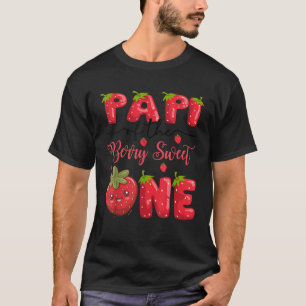 Papi der süßen Erdbeere zum ersten Geburtstag T-Shirt
