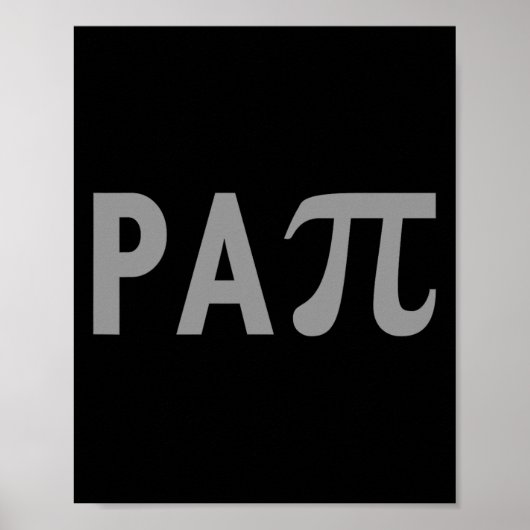 Papi Puns Fun Vathers Day Outfit für Mathematikleh Poster (Vorne)