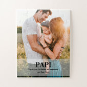 Papi Spanish Daddy Danke Foto Gift Puzzle (Vertikal)