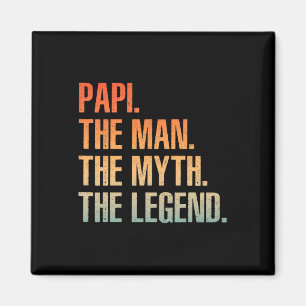 Papi Vater Opa Man Myth Legend Vathers D Magnet