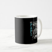 Papi Veteran Held-Geschenk für Veteranen Kaffeetasse (VorderseiteRechts)