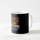 Papi weiß alles Vatertag Retro Vintage Kaffeetasse (VorderseiteRechts)