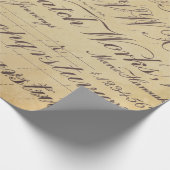 Papier 30" der Kalligraphie-60ld Decoupage x 6" Geschenkpapier (Ecke)