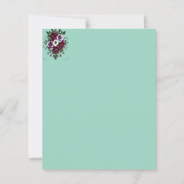 Papier à Lettres Floral - Bouquet de Violettes