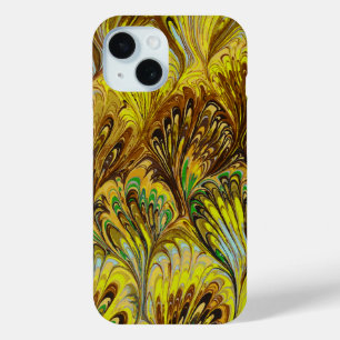 PAPIER, ABSTRAKT GELB, PATTER FÜR PEACOCK Case-Mate iPhone HÜLLE