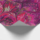 PAPIER, ABSTRAKT PINK PAKOCK PATTER GESCHENKPAPIER (Ecke)
