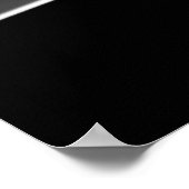 Papier, andere Ansicht - Schwarzweiß abstrakt Poster (Ecke)