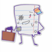 Papier! Aufkleber (Vorderseite)