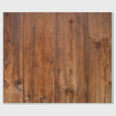 Papier aus dunklem Holz Geschenkpapier (Flach)