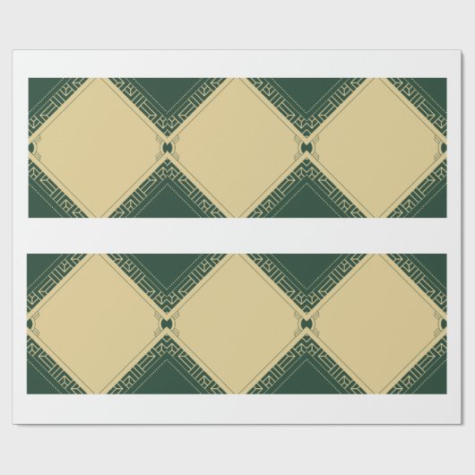 Papier aus grünem Matt Geschenkpapier (Flach)