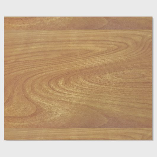 Papier aus hellem Holz Geschenkpapier (Flach)