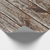 Papier aus Not leidendem Holz Geschenkpapier (Ecke)