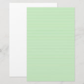 Papier aus Pastellgrün und Weißstreifen (Vorne/Hinten)