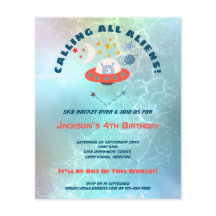 PAPIER | Außerirdischen 4. Geburtstagsfeier Party