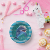 Papier Baby-Delfinschale Pappteller (Party)