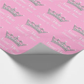 Papier Baby-Mädchen-Prinzessin-Verpackung Geschenkpapier (Ecke)