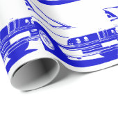 Papier BMWs E30 Wraping Geschenkpapier (Rolleneckpunkt)