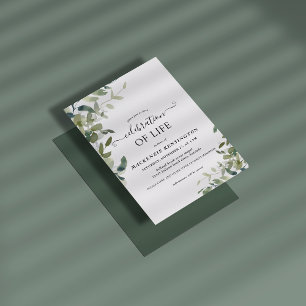 PAPIER Botanische Feier des Lebens Andenken