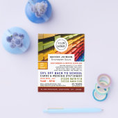 Papier, Bürobedarf, Stationer Flyer (Einzeln)